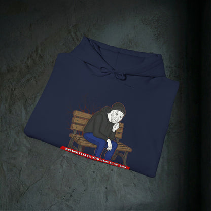 Sit Back And Accept The Defeat - Premium Graphic Hoodie