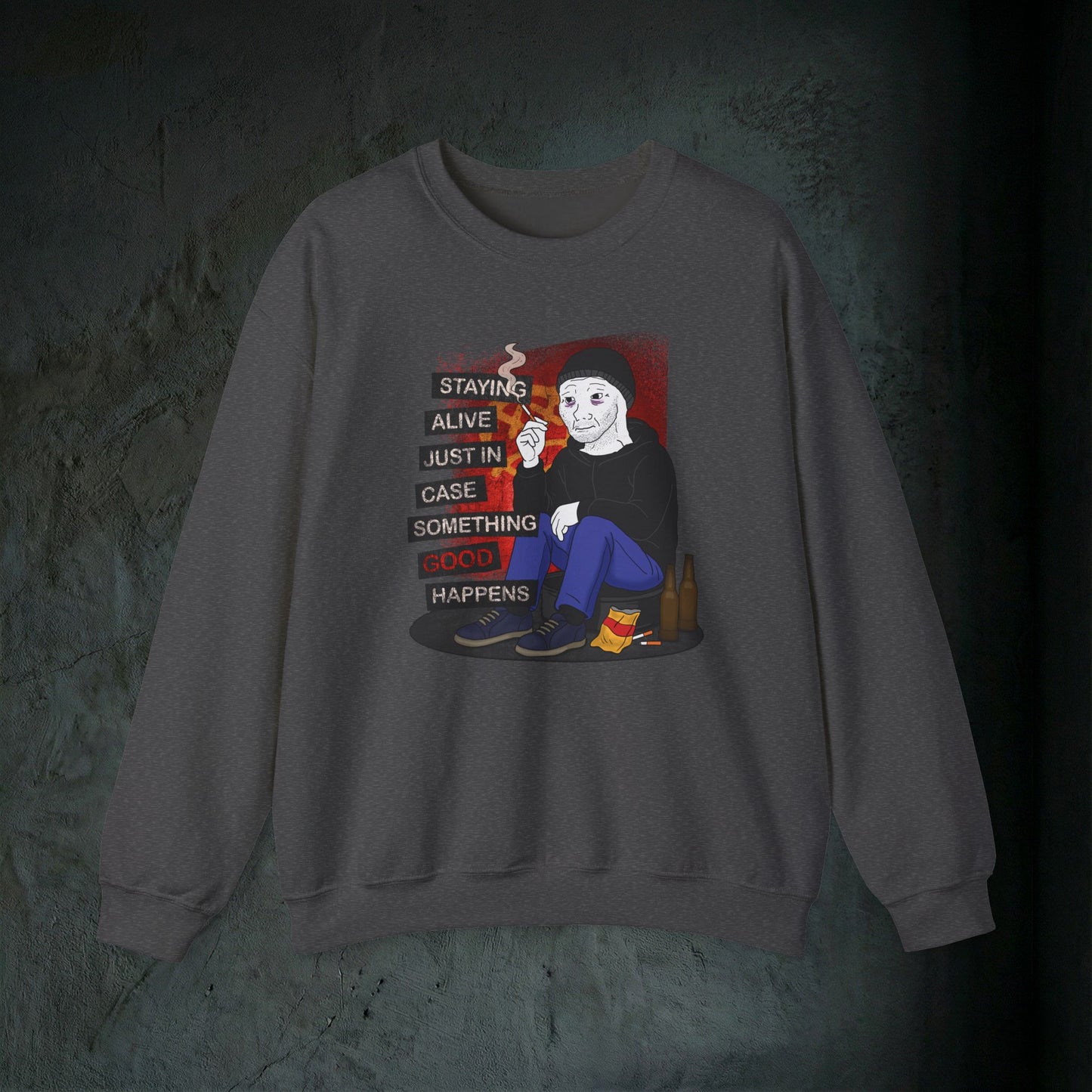 The Survival Instinct Graphic Sweatshirt