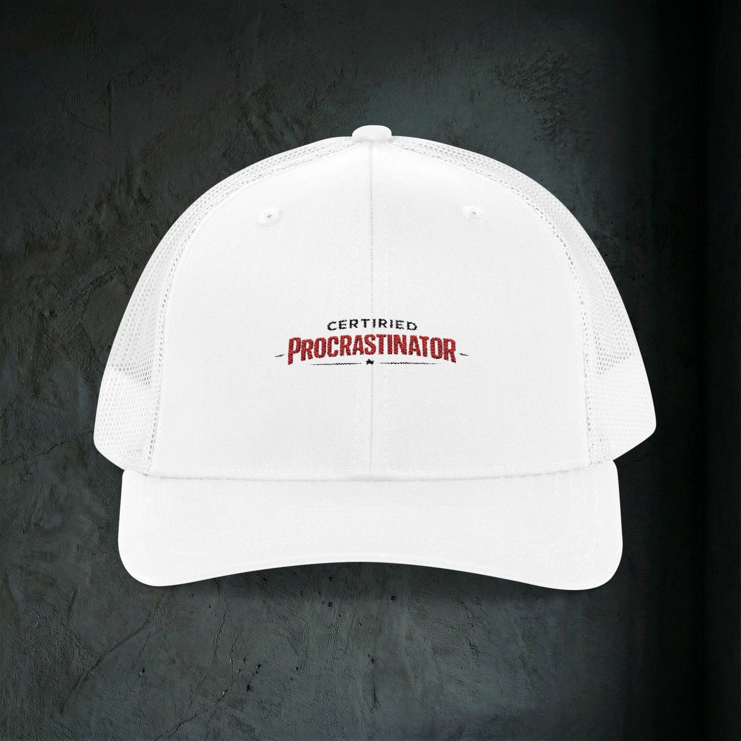 Certified Procrastinator - Premium Doomer Trucker Hat