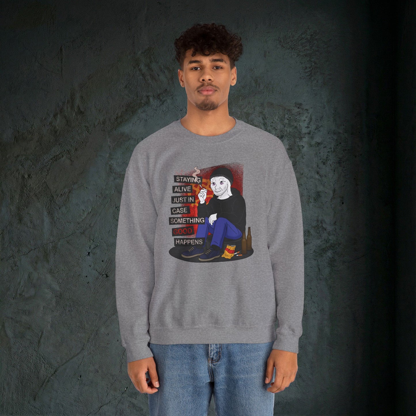 The Survival Instinct Graphic Sweatshirt