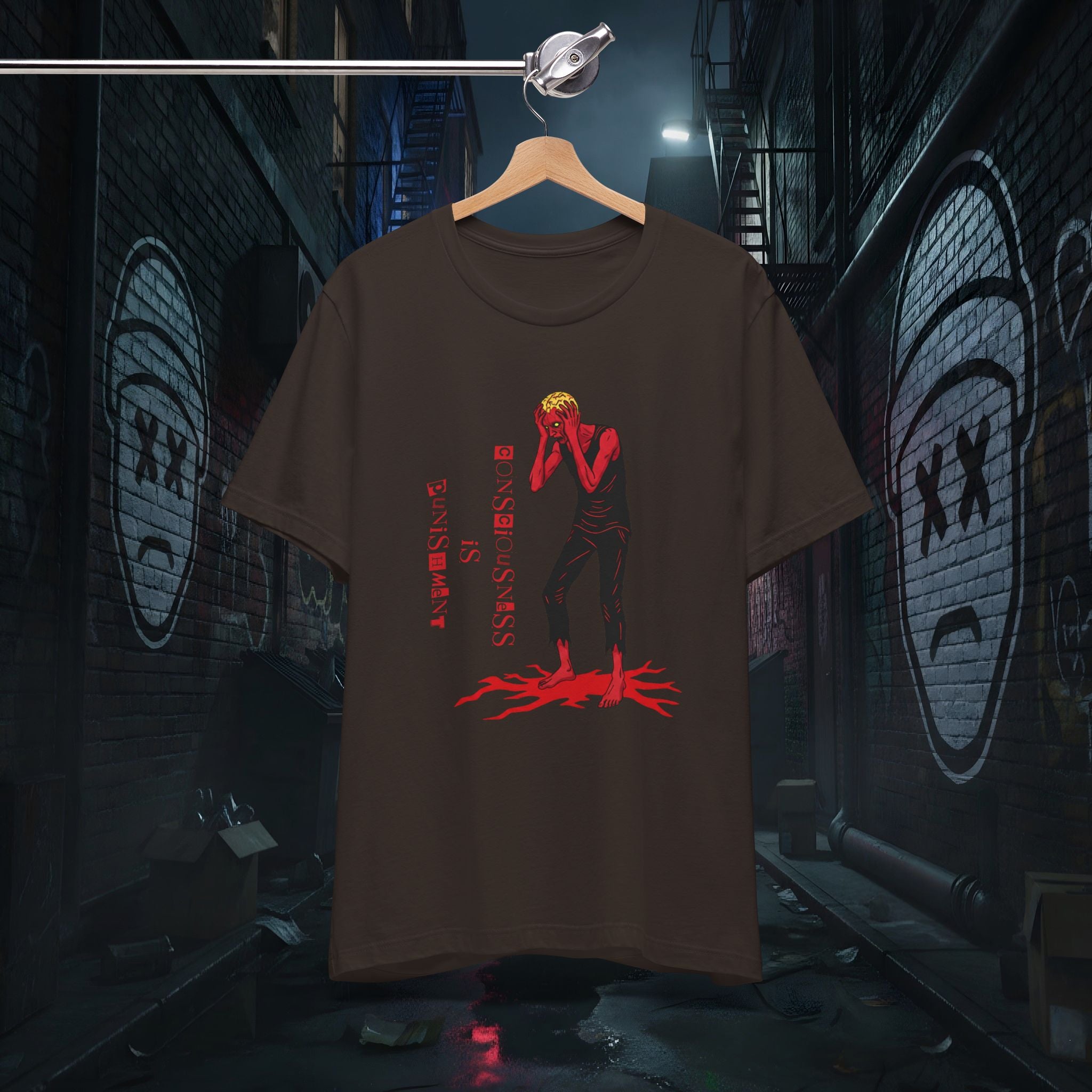Consciousness Is Punishment - Dark Graphic Tee