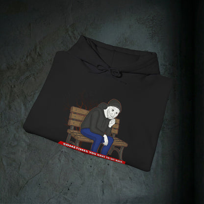 Sit Back And Accept The Defeat - Premium Graphic Hoodie