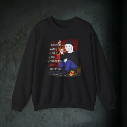 The Survival Instinct Graphic Sweatshirt