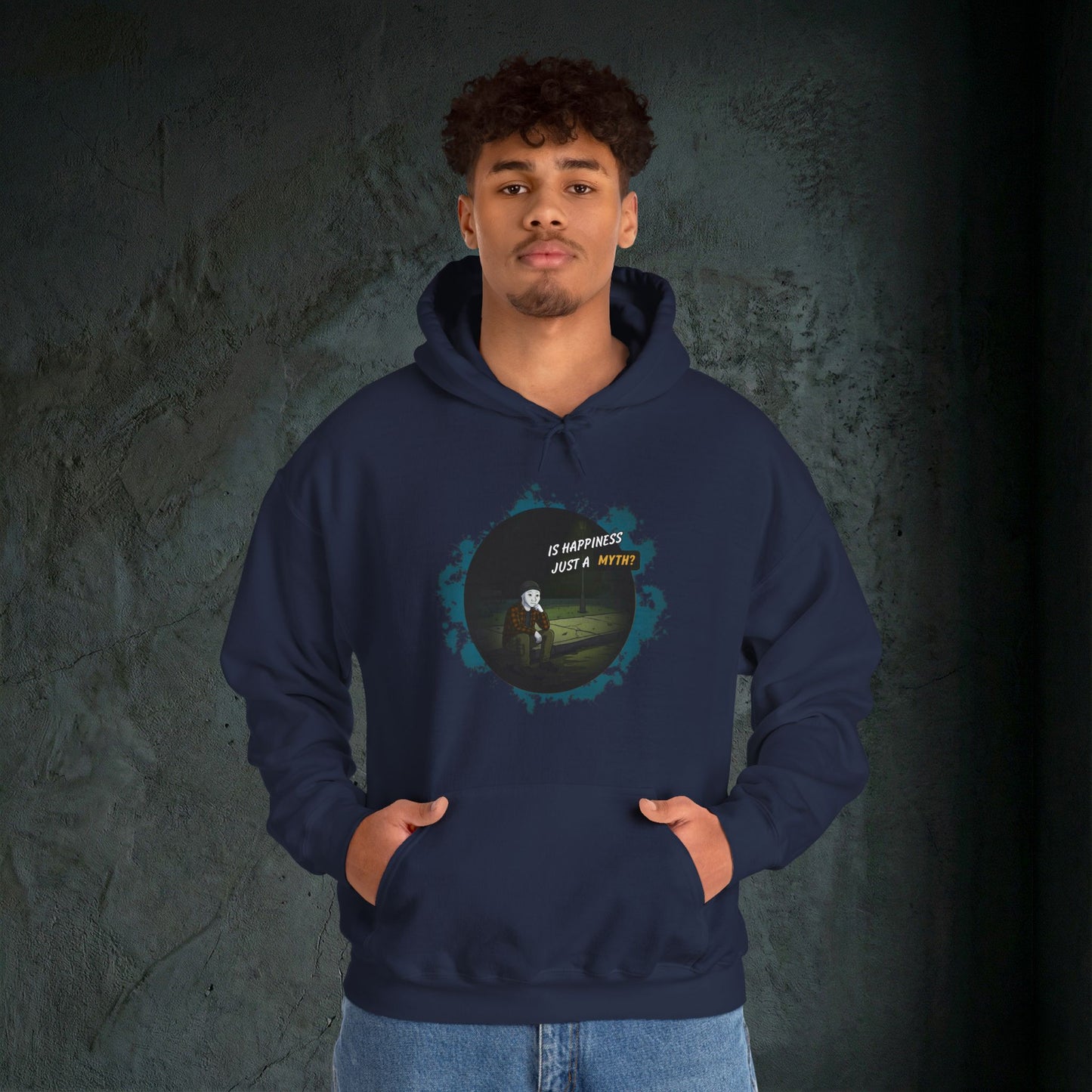 Is Happiness Just A Myth? - Premium Graphic Hoodie