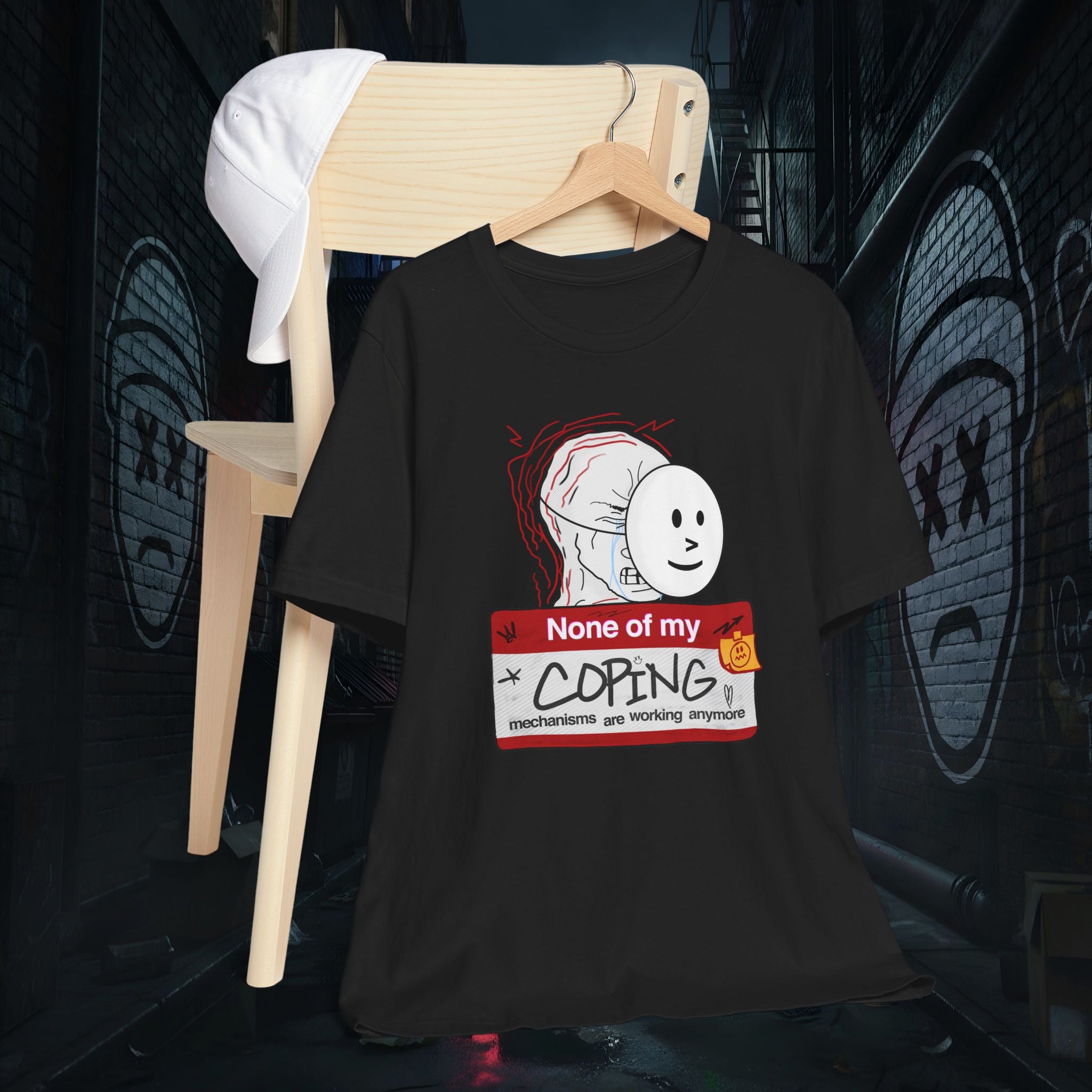 None Of My Coping Mechanisms Are Working - Premium Graphic Tee